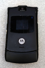 Vintage Motorola RAZR V3  2G Flip Mobile Phone Black-  Vodafone Locked #J09