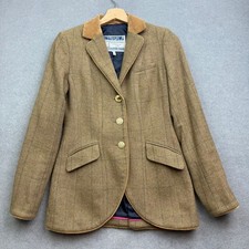 Joules Tweed Jacket UK 8 Wool