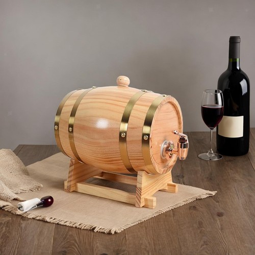 Wood wine barrel - wood,