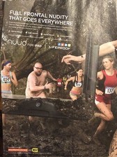 PRINT AD 2012 LifeProof Nuud iPad Case Full Frontal Nudity That Goes Everywhere