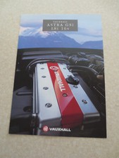 1993 Vauxhall Astra GSi 1.8i 16v car advertising brochure - UK