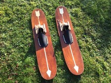 Water Skis Venn Wooden Vintage