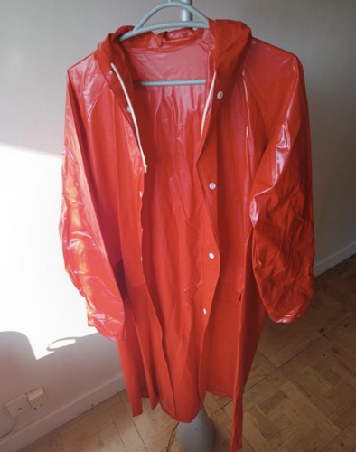 Vintage pvc raincoat rain - vintage,