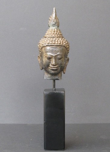 Buddha head bronze - head,