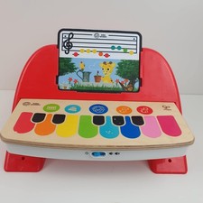 Baby Einstein Hape Magic Touch Piano Wooden/Plastic 3 Music Sheets VGC
