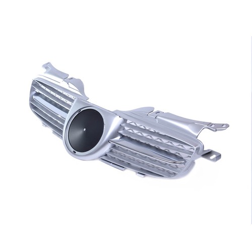 Chrome silver radiator grille