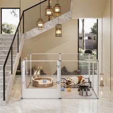 XXL Large Heavy Duty Pet Playpen Dogs Cage Scratch-proof Acrylic Fertility Fence