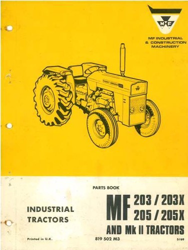 Massey ferguson tractor 203 - ferguson,