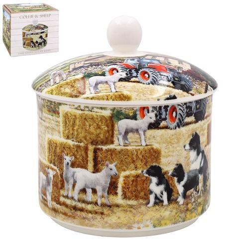 Collie sheep tractor farm - &,