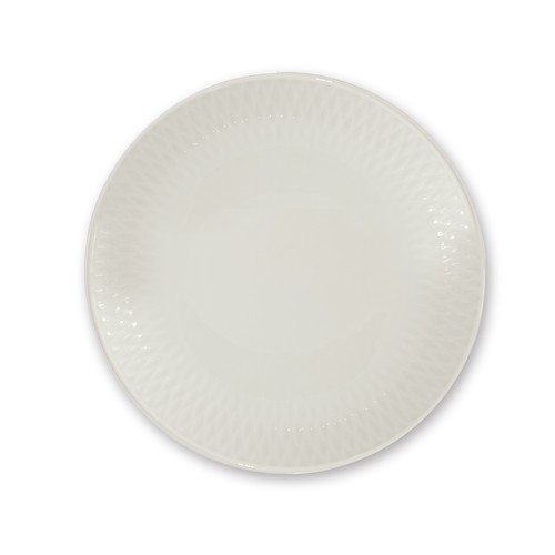 Side plate 18cm ceramic white - side,