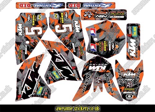 Fit ktm sx graphics - to, 50