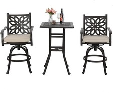 3 Pieces Retro Cast Aluminum