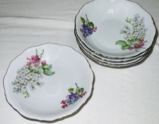 5 Mitterteich BAVARIA LILAC 5” DESSERT BOWLS