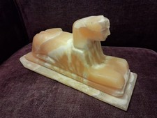 Vintage Large Carved Sphinx