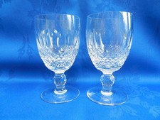 Waterford crystal Colleen cut short stem wine glassx2 Signed 4 Available