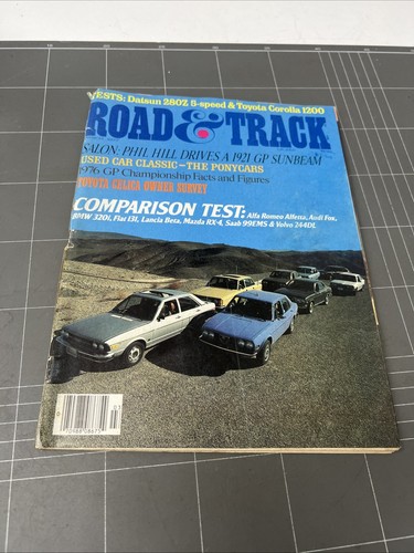 Vintage car magazine road - car,