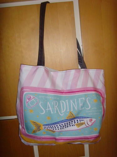 Made pink blue sardines - ,