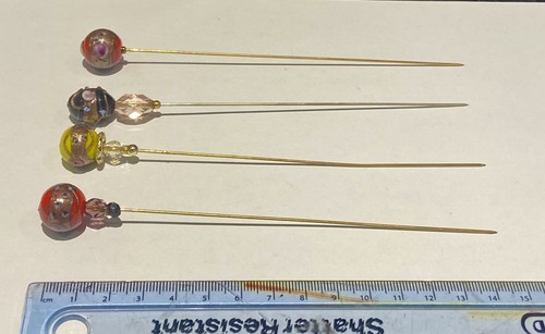 Vintage hatpins - vintage, (4)