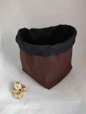 Dice Bag, Plain Brown Square