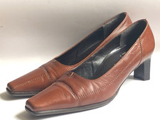 Hogl Tan Leather  Square Toe