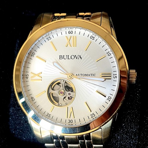 Bulova 97a130 gold tone miyota - bulova,