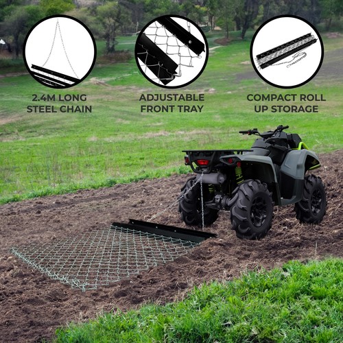 Drag harrow 4ft wide 5ft - 4ft,