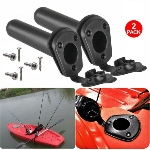 Flush mount kayak rod holder - flush,