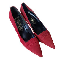 1950s Vintage Orangey Red