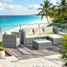 Patio rattan furniture set - patio,