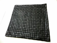 Basket Weave Black Faux