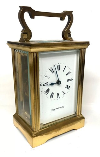 Mappin webb brass carriage - mappin, &