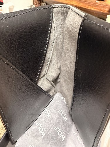 Wolf leather passport - leather, jacket