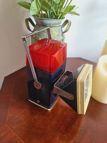Vintage torch lamp warning - lamp,