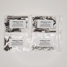 Yamaha DT 125 MX ENDURO 1977-1991 BTR Stainless Steel Engine Screw Kit DTMX DT125 DT125MX