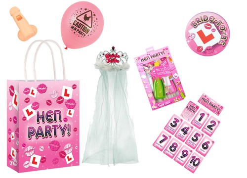 Pre filled hen party goodie - filled,