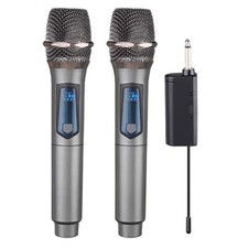 2x Wireless Microphone UHF