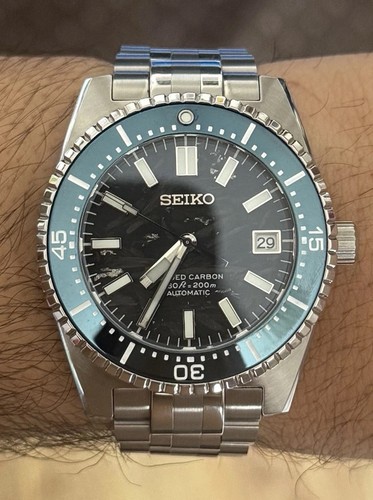 Seiko carbon dial modded thorn - carbon,