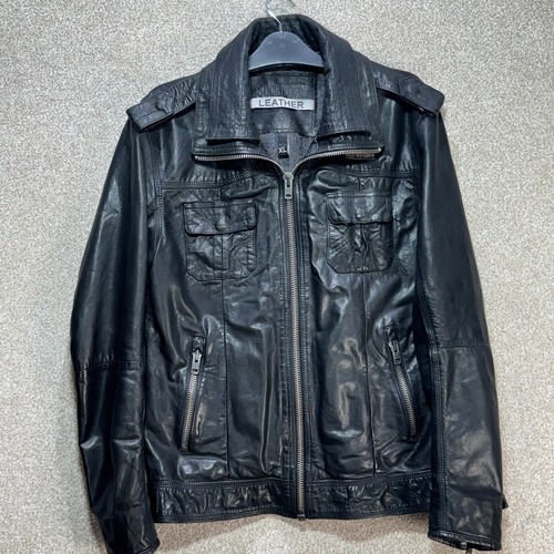 Superdry mens leather - superdry, jacket