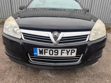 2009 VAUXHALL ASTRA H FRONT BUMPER BLACK SAPPHIRE 2HU