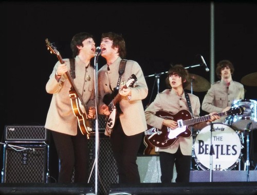 The beatles concert photo - the, in