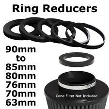 Air Filter Reducing Rings, Reduce  89mm Neck Diameter filter to 85 80 76 70 63mm