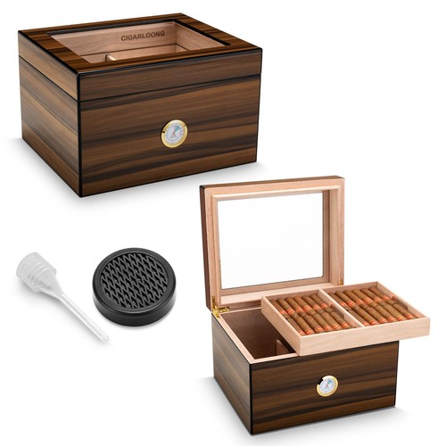 Cigar humidor brown desktop - brown,
