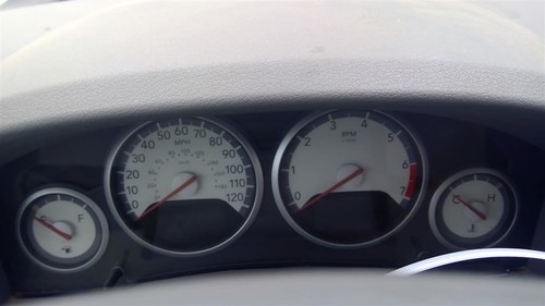 Speedometer cluster silver - cluster,