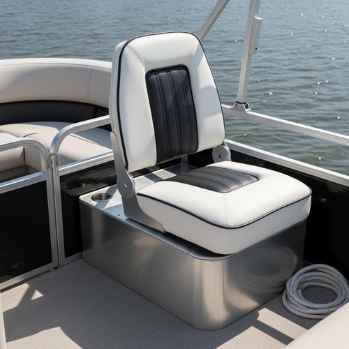 High rear boat seat waterproof - rear,