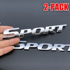 2x Car Styling 3D Chrome Logo