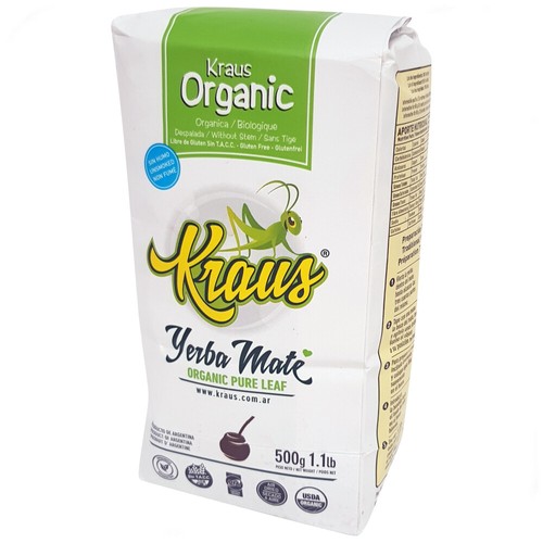Yerba mate kraus pure leaf - pure,
