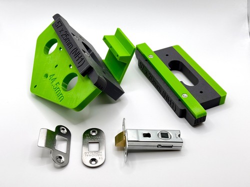 Tubular latch jig router - tubular,