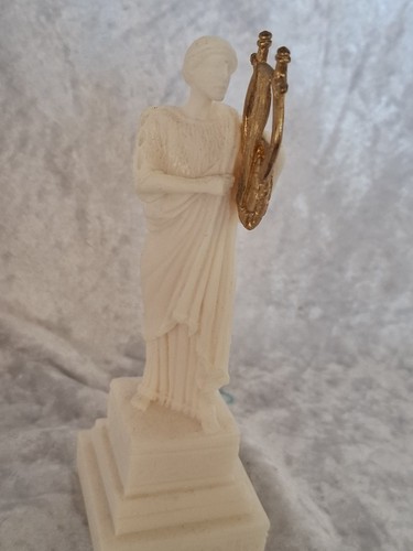 Alabaster figure greek god - alabaster,