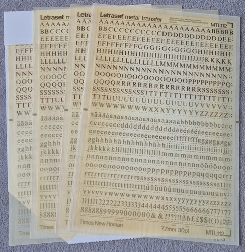Full sheets of letraset - full,
