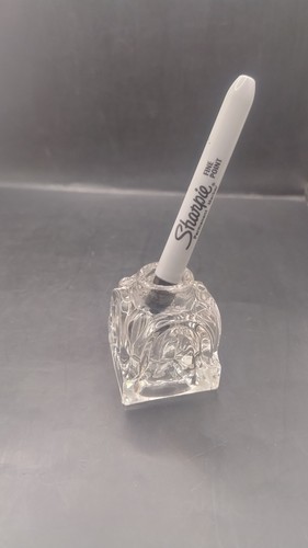 Vintage glass ink well bottle - vintage,